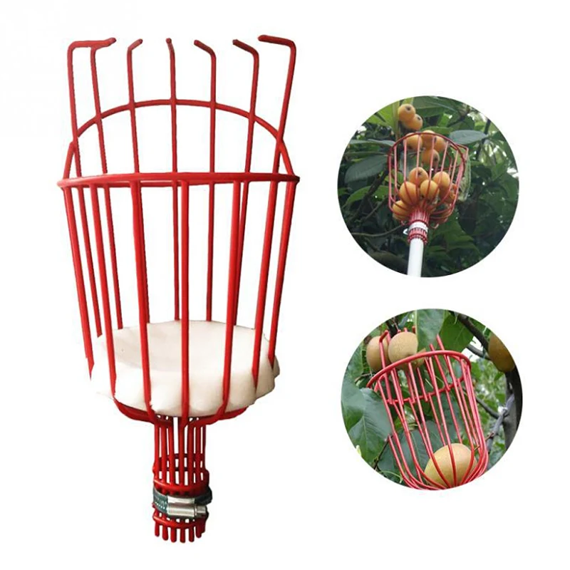 

Garden tools Deep Basket Fruit Picker Head Convenient Fruit Picker Catcher Apple Peach Picking Farm Garden Picking Device