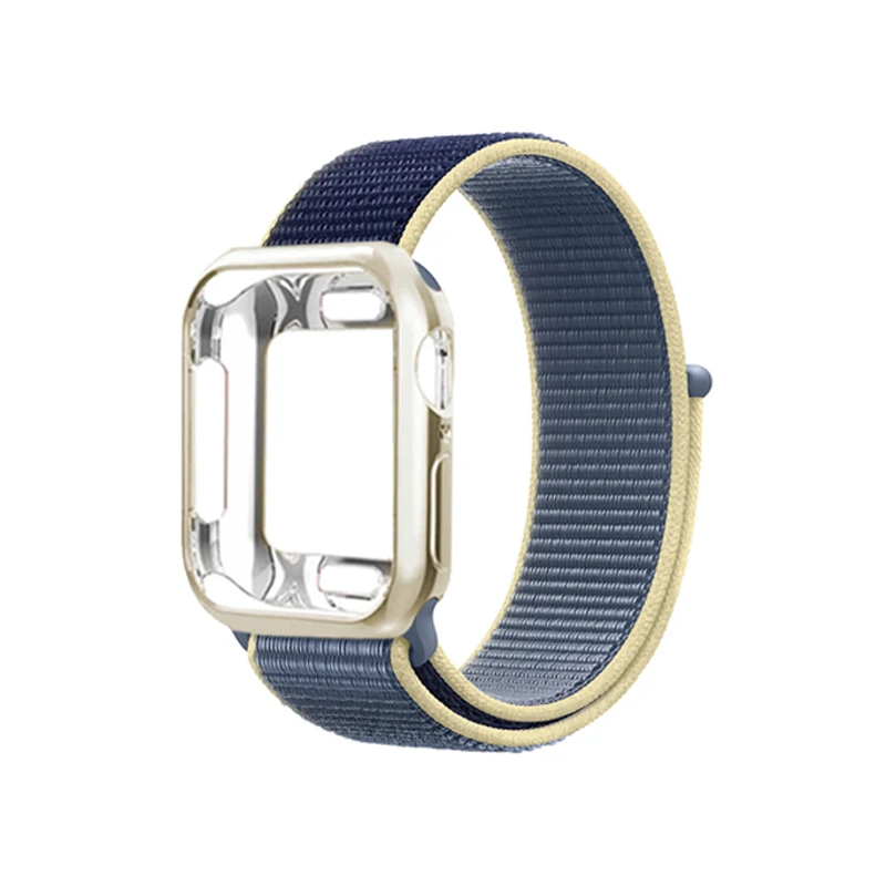 Спортивная петля ремешок для Apple watch 4 5 3 44 мм 40 мм нейлоновый дышащий браслет ремень для iwatch band 3 42 мм 38 мм