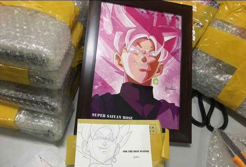 

DBZ Dragon Ball Super Saiyan Rose GOKU Rahmen poster Paper Decorate