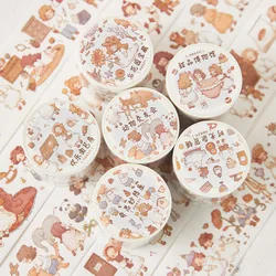 Bande adhésive Washi pour fille, 35mm x 3m, Kawaii, papier de masquage pour Journal, Scrapbooking, décoration, DIY bricolage 