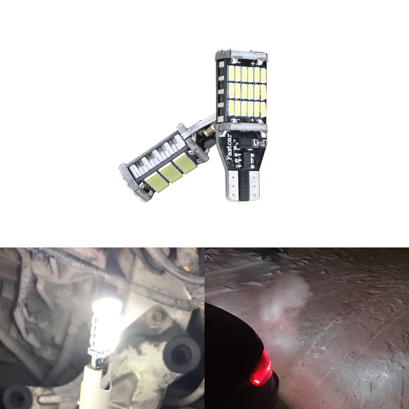 Для BMW F20 E92 1 2 3 4 5 6 7 8 серия i3 i8 X1 X2 X3 X4 X5 X6 Z1 4014 SMD T15 W16W лампочка светодиодные фонари