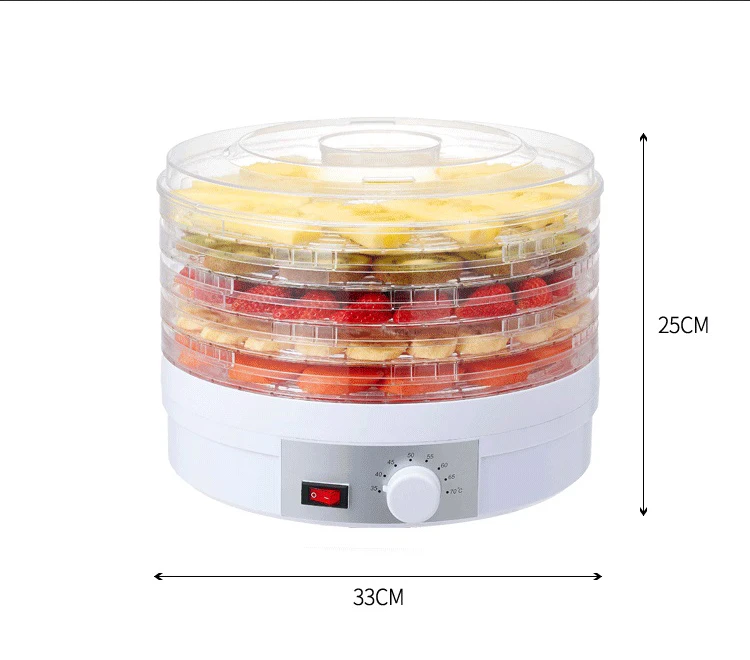 Домашняя профессиональная сушилка для фруктов и овощей из нержавеющей стали, электрическая сушилка для мяса домашних животных