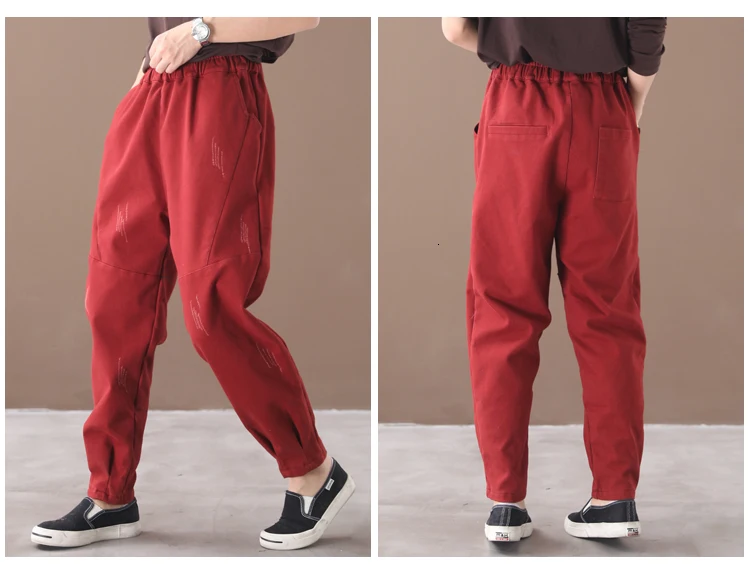 Max LuLu, новинка, корейская мода, женские свободные брюки, женские эластичные утепленные меховые шаровары, винтажные зимние негабаритные штаны