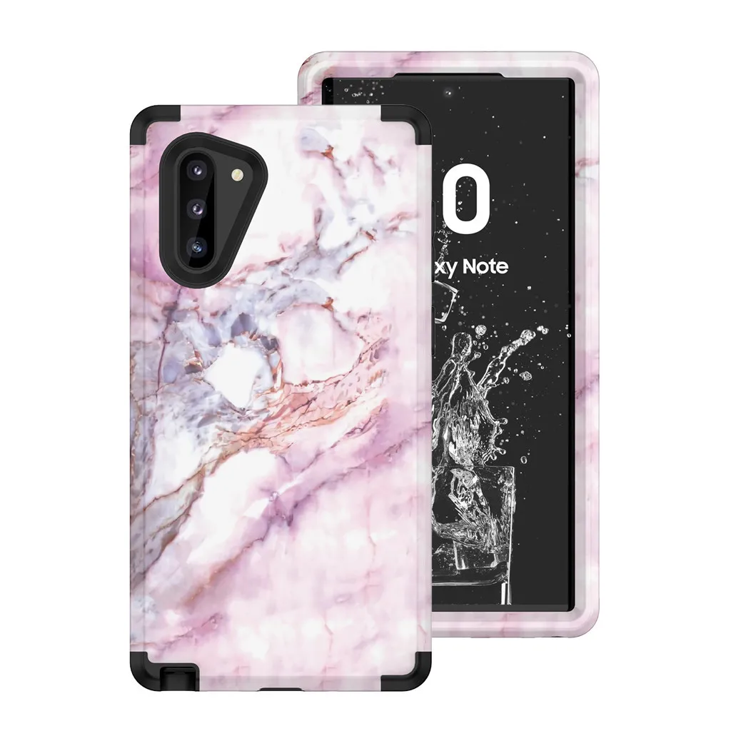 For Samsung Galaxy Note10 Luxury Marble Soft TPU Phone Case Ultra Thin silicone rubber scratch-resistant Phone Cases