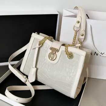 

Crocodile pattern Large Tote bag 2020 Fashion New High quality PU Leather Women's Designer Handbag Chain Shoulder Messenger Bag