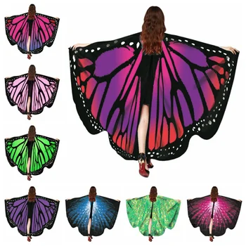 

Butterfly Tapestry Colour Yoga Mat Irregular Mandala Tapestry Dancing Musical Props Big Butterfly Wings Tapestry