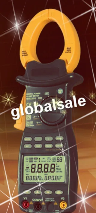 MS2205 измеритель мощности гиелец клещи AC RMS активный коэффициент мощности пассивная частота гармонический тест