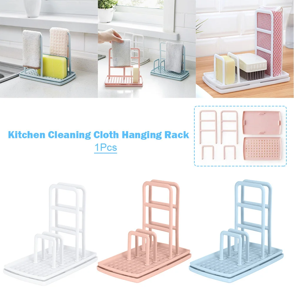 

Sink Shelf Soap Sponge Drain Rack Bathroom Holder Kitchen Storage Suction Cup Kitchen Organizer Sink Kitchen Accessories Cocina