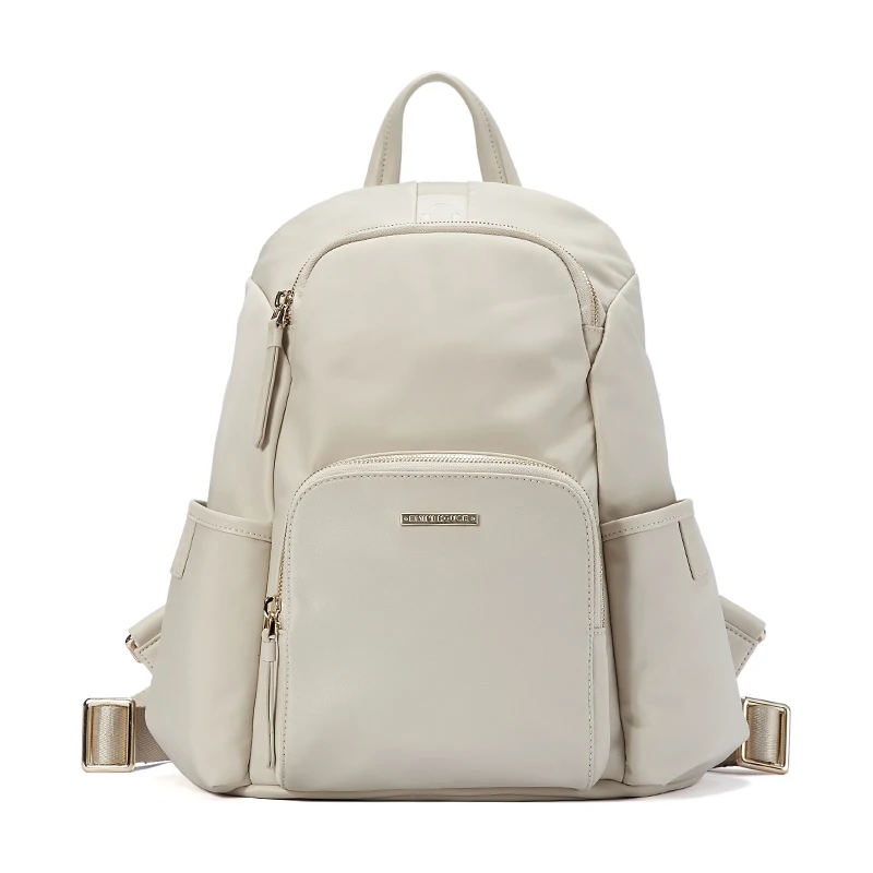 EMINI дом противоугонные рюкзаки для женщин Путешествия водонепроницаемый нейлон сумка рюкзак женский молния дизайн школьная сумка Back Pack - Цвет: Milk White