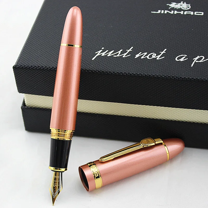 

JINHAO 159 Luxury 0.5 or 1.0MM Nib Metal Writing Calligraphy Fountain Pen Stationery Office School Supplies Brand Ink Pens