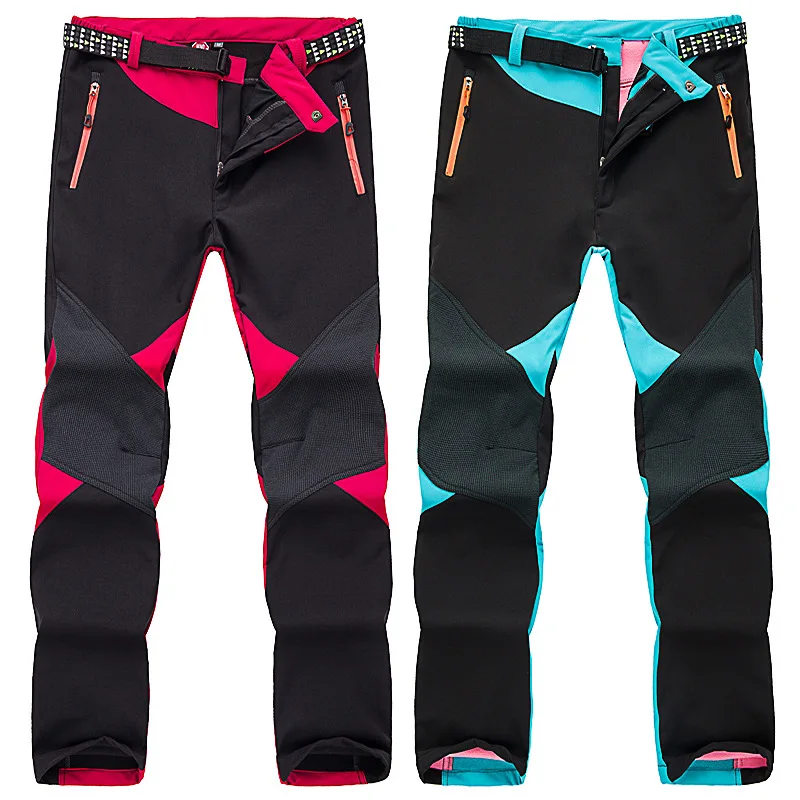 Women Pants Assault Outdoor Thickn Softshell Waterproof Autumn Winter Camp Hiking Climbing Trouser Female Trekking Sport WAP07 2