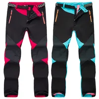 Women Pants Assault Outdoor Thickn Softshell Waterproof Autumn Winter Camp Hiking Climbing Trouser Female Trekking Sport WAP07 2