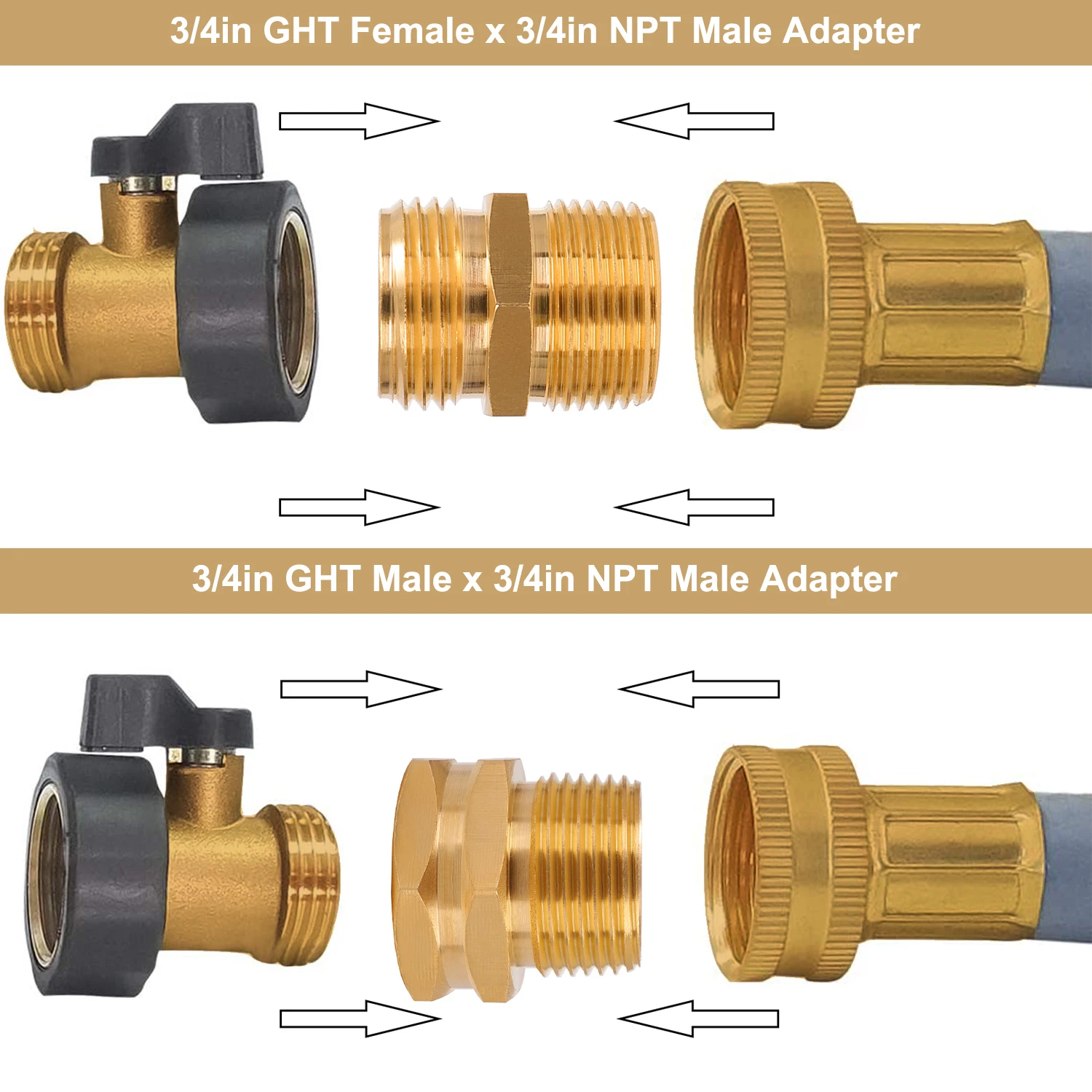 Бронзовый фитинг для пнд трубы для подключения к насосу