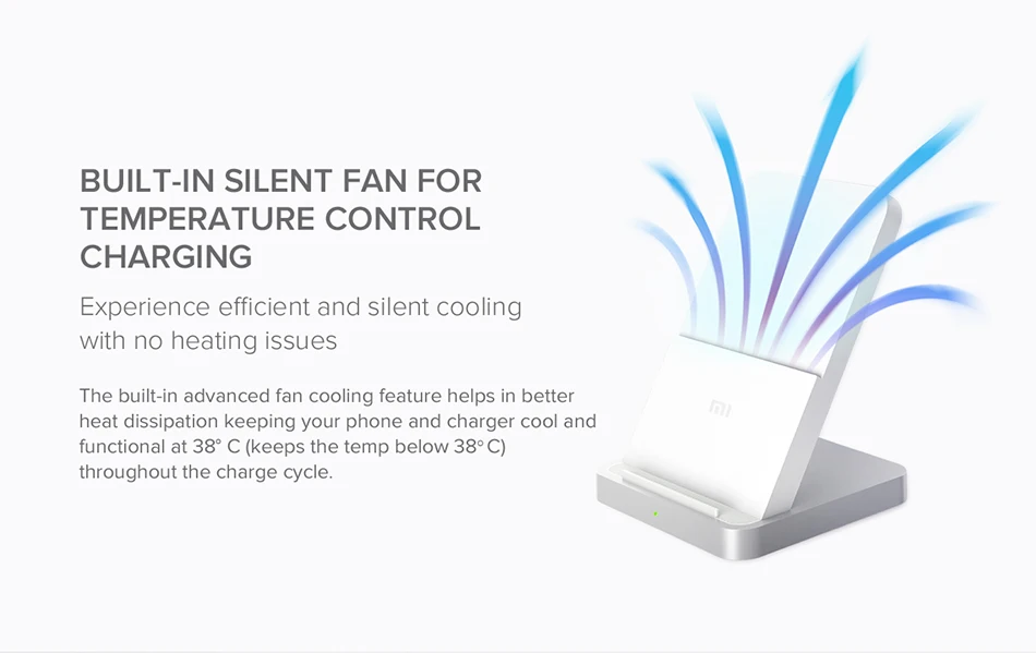 Xiaomi 30W Vertical Wireless Charger description image 3
