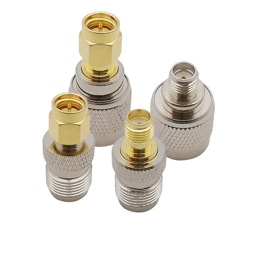 4 шт. переходник RF SMA Male/Female на TNC коаксиальный соединитель Coax набор переходников