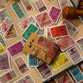 

New In the past mini paper diary sticker 50 pcs/pack Scrapbooking Decoration label Wholesale