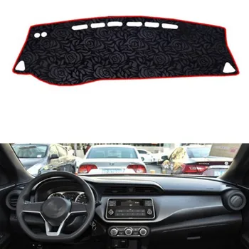 

Rose Pattern Non-slip Dashmat Dash Mat Dashboard Cover Pad Cover Carpet Car Sticker for N-issan kicks 2017-2018 Car Styling