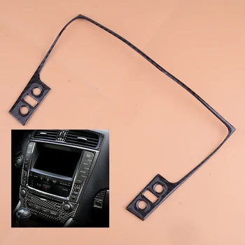 

CITALL Black Carbon Fiber GPS Navigation Panel Cover Trim Fit for Lexus IS250 300 350 2006 2007 2008 2009 2010 2011 2012
