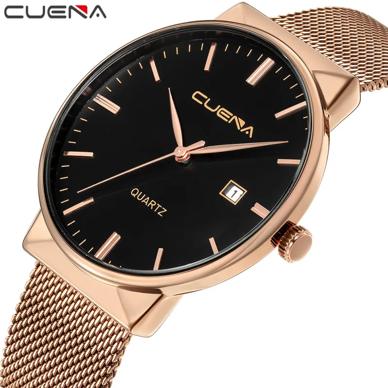 Fashion Watch Men Military Sport Stainless Steel Analog Quartz Wrist Watch Waterproof Ultra Thin Women Men Clock reloj hombre /N