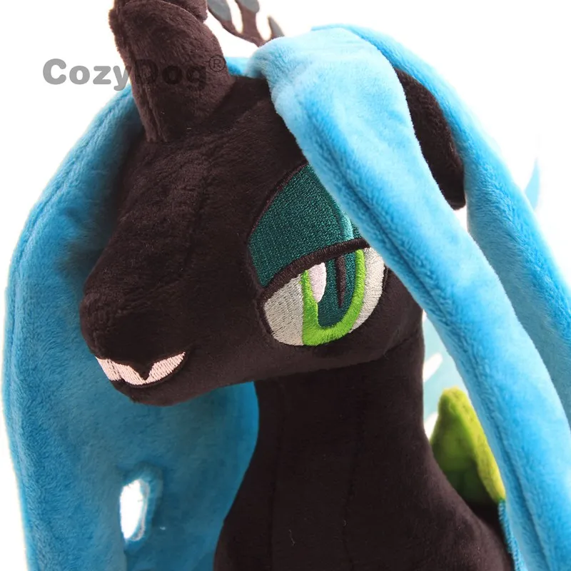 38cm Bug Queen Rainbow Unicorn Fly Horse Figure Plush Toys Doll Peluche Stuffed Animals Toys Women Kids Christmas Birthday Gift