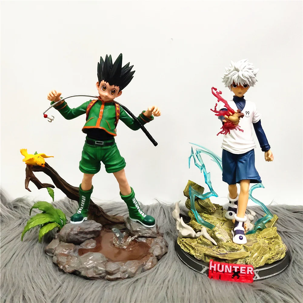 Hunter X Аниме Фигурка Гон фриксс Killua Zoldyck ПВХ игрушка экшн-фигурка Модель Кукла