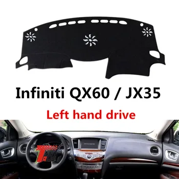 

Sinjayer Anti-slip Car Dashboard Cover AUTO Dashmat Pad Inner Carpet Sun Shade Dash Board Cover For INFINITI QX60 JX35 2014-2018
