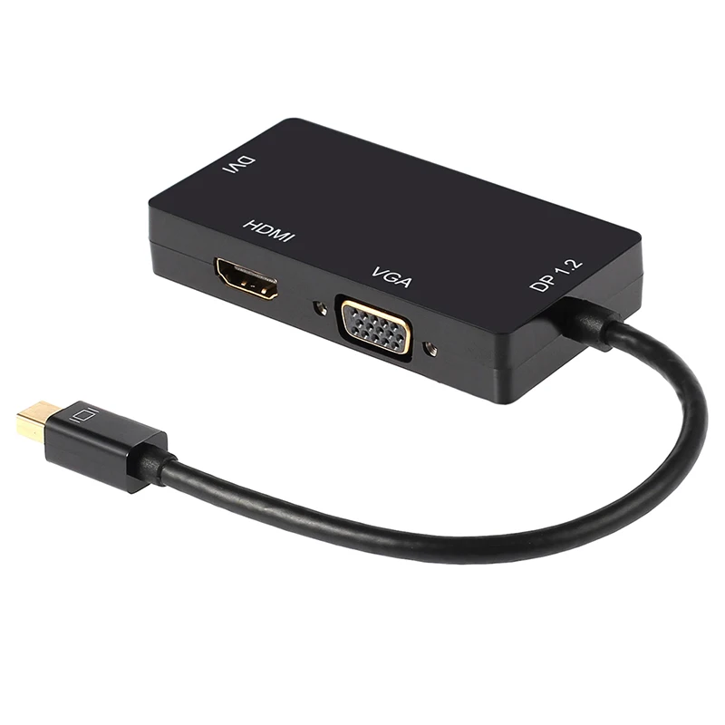 Мини-Дисплей Порт Thunderbolt к DVI VGA HDMI адаптер для MacBook Pro Mac Air