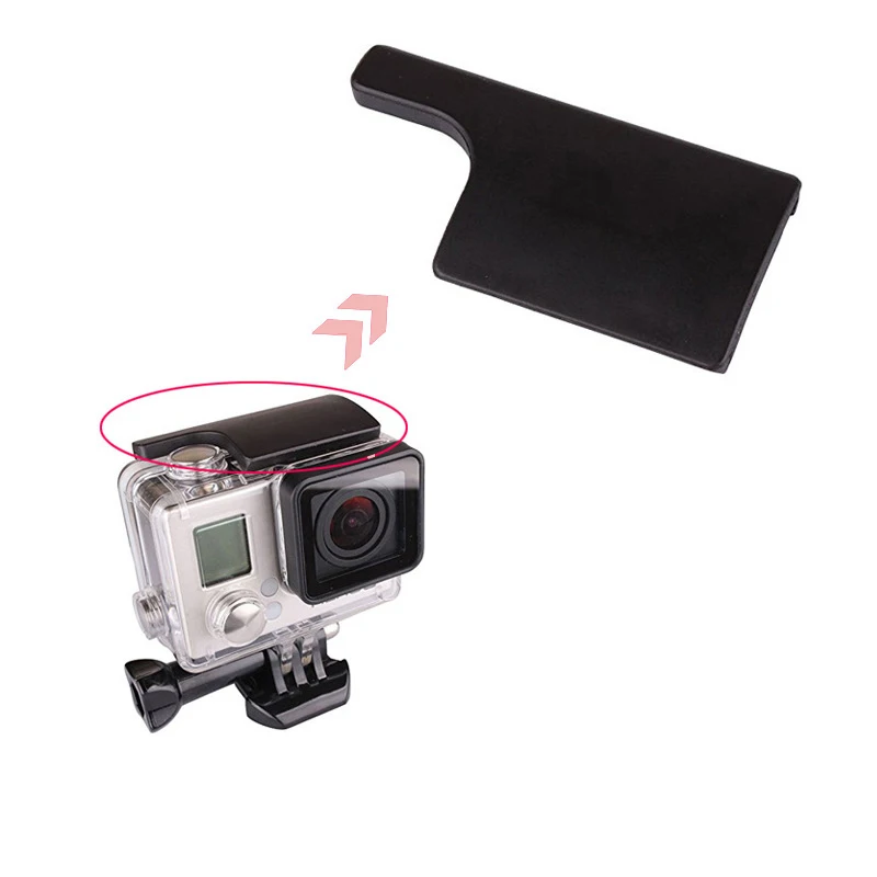 Водонепроницаемый чехол с застежкой для Gopro Hero 4 3+ защитный чехол крепление для Go pro аксессуар