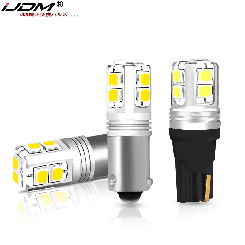 IJDM Canbus T10 W5W светодиодный светильник BA9S BAX9S BAY9S H21W для багажника автомобиля
