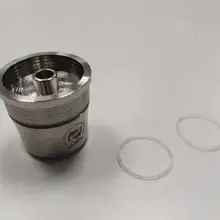 ICafilas бренд 5 шт. силиконовые уплотнительные кольца 5 шт. уплотнительное кольцо Совместимо с illy из нержавеющей стали многоразовые капсулы для кофе