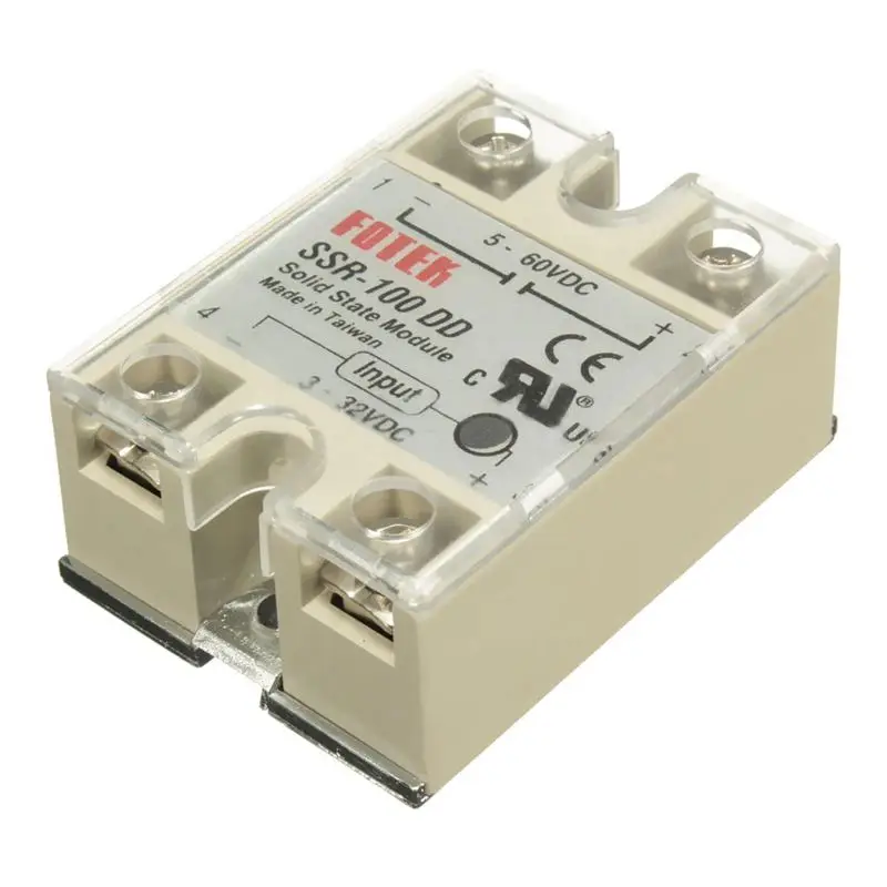 

SSR-100 DD Solid State Module Solid-state Relay DC-DC 100A 3-32V DC/5-60V DC