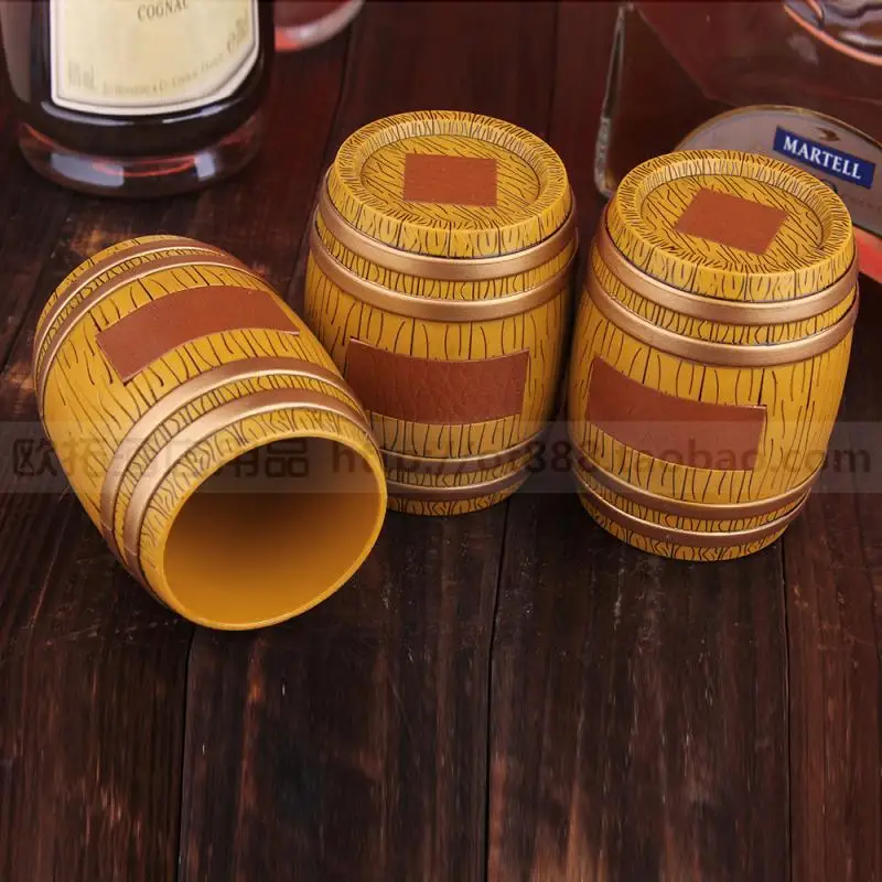 Высший сорт ретро-баррель-образное сито tou zi zhong Dice бар Dice Cup коробка с кубиками Dice Cup