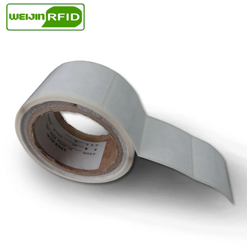 UHF RFID тег EPC 6C стикер Impinj H47 для печати медные наклейки 915m868mhz 100 шт клей пассивный RFID этикетка