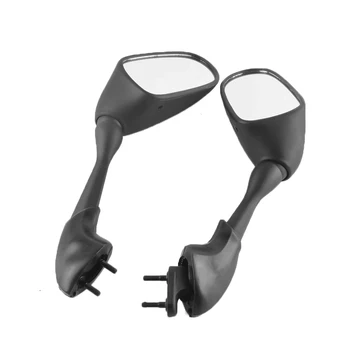 

1 Pair Motorcycle Left Right Rear View Side Mirrors For Yamaha FZ1 2001 2002 2003 2004 2005 Black Motor Accessories ABS Plastic