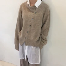 ^^Best Offers Irregular Cardigan Women 2019 Autumn Winter Fashion Knitted Sweater Solid Casual Long Sleeve Button Tunic Tops Ladies Outwear ^^Best Offers Irregular Cardigan Women 2019 Autumn Winter Fashion Knitted Sweater Solid Casual Long Sleeve Button Tunic Tops Ladies Outwear