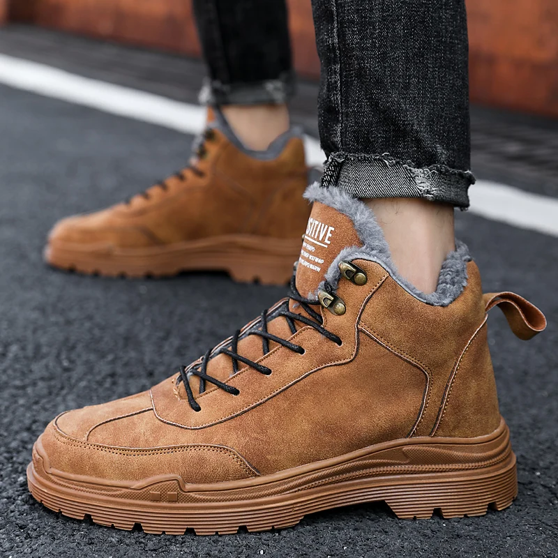 

Martin boots men's autumn new tooling boots men's high boots shoes men's British wind desert boots
