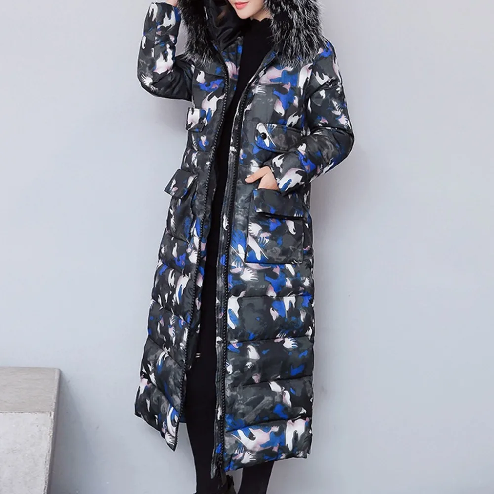 Зимние куртки для женщин, теплое пальто на молнии с толстым меховым воротником, приталенная стеганая куртка, корейский стиль, парки, верхняя одежда