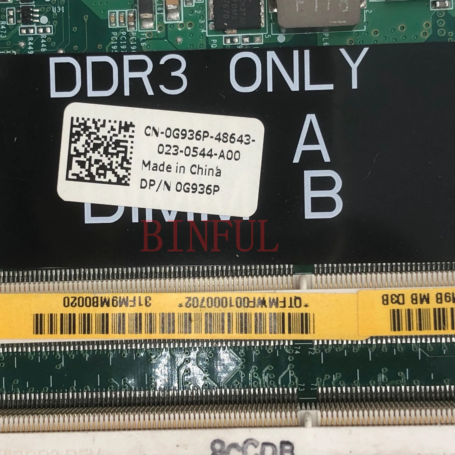 Высокое качество для 1558 CN-0G936P 0G936P DAFM9BMB6D0 материнская плата для ноутбука павильон HM57 DDR3 протестирована