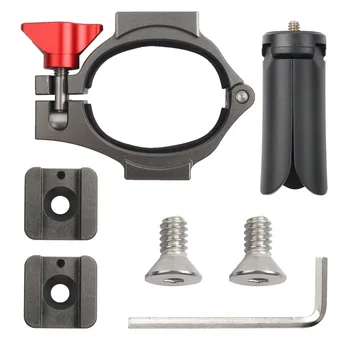 

O-Ring Extension Arm Adapter Clamp Hot Shoe 1/4 Threads for Video Microphone & LED Light for OSMO Mobile 2 Gimbal
