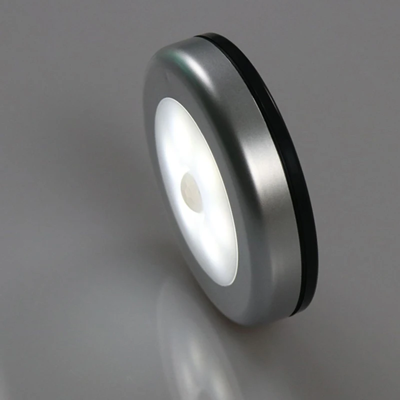 LED Battery Powered Motion Sensor Light Indoor Wall Stair Shed Bathroom Lamp
