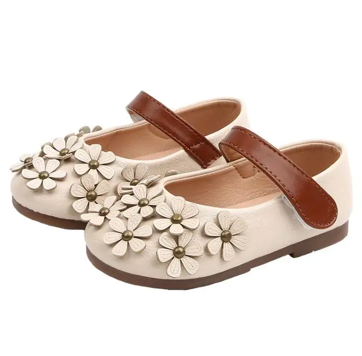 

2021 Autumn Spring Retro Girls Shoes Leather Double Buckle Shoes For Kids Mary Janes Flats Ankle Strap Child Princess Shoes 1-6y