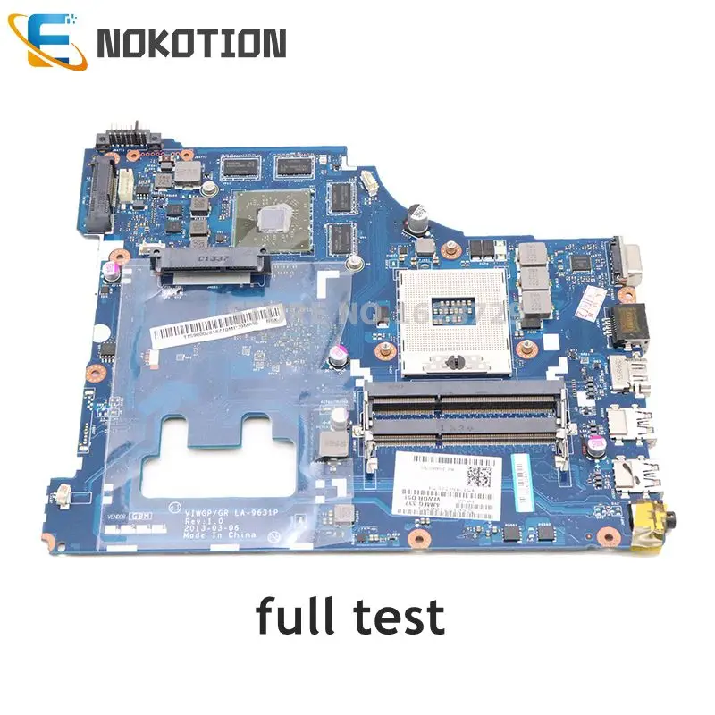 Nokotion Laptop Moederbord Voor Lenovo Ideapad G500 15.6 Inch Viwgp Gr LA-9631P HM76 DDR3HD 8750M 2G Ondersteuning I3 i5 I7 Nokotion Laptop Moederbord Voor Lenovo Ideapad G500 15.6 Inch Viwgp Gr LA-9631P HM76 DDR3HD 8750M 2G Ondersteuning I3 i5 I7