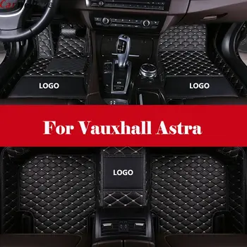 

Luxury Waterproof Leather Auto Floor mats Front + Rear All Weather Interior Mat Carpet For Vauxhall Astra