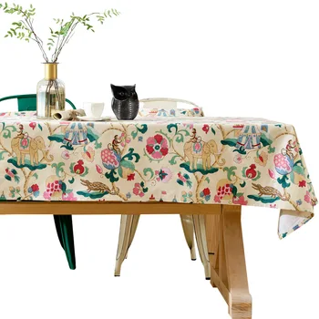 

скатерть на стол Country Style Plaid Print Rectangle Square Table Cover Tablecloth Home Textile Home Kitchen Decoration