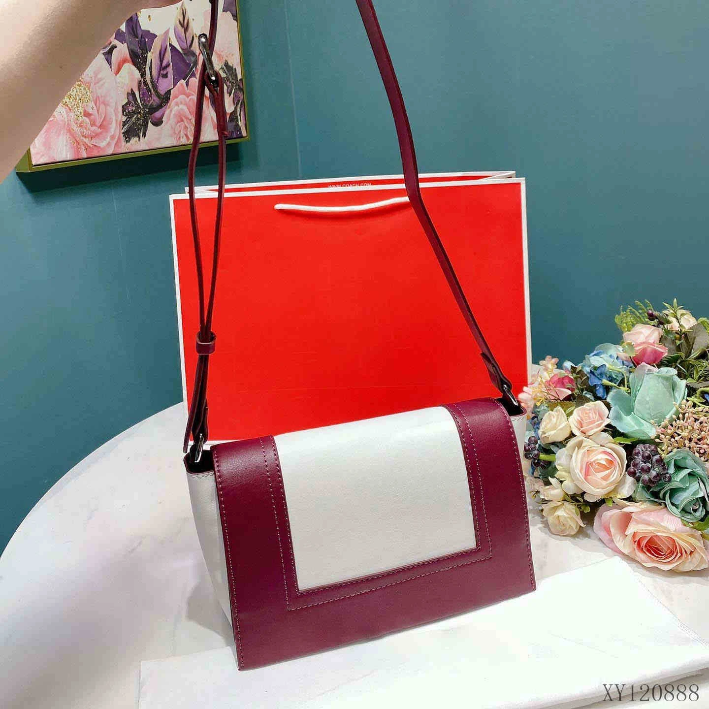 

2020 Classic Colorblock Flap Women's shoulder Bag Frame Bag luxury handbags designer crossbody bags for women