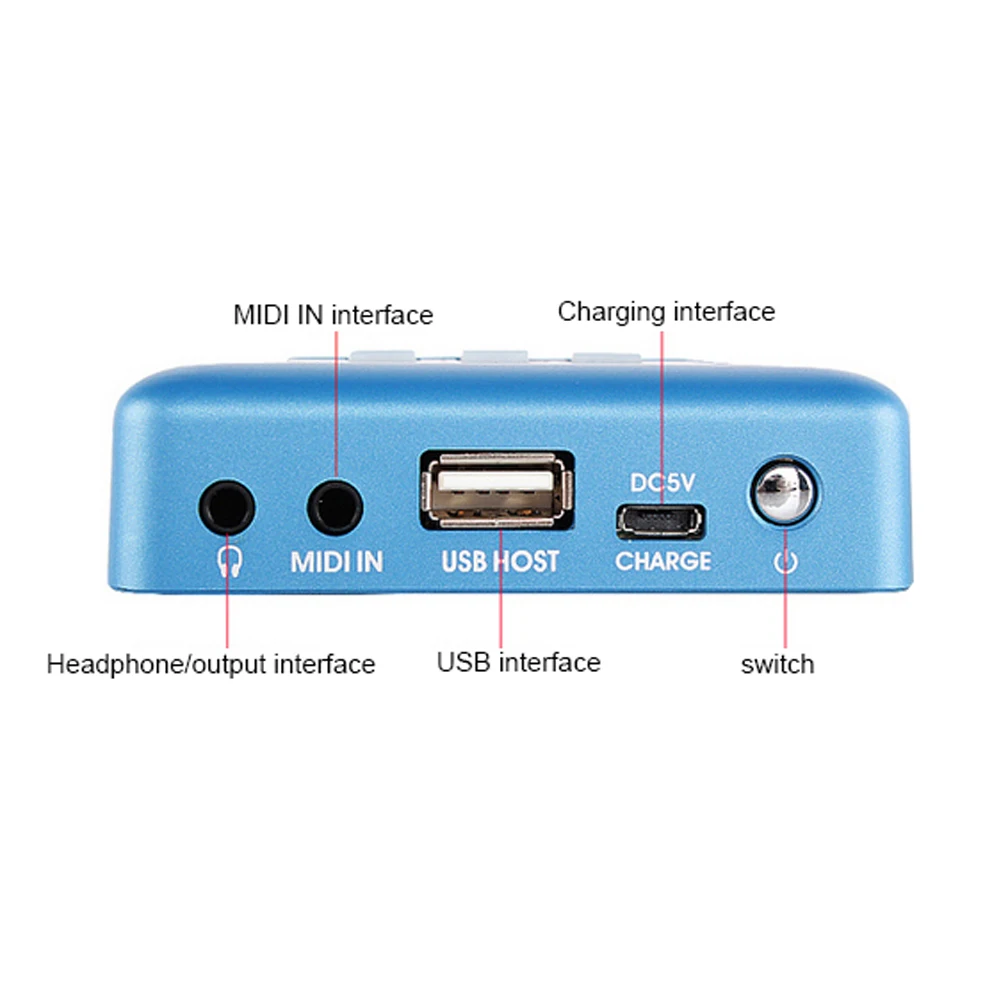 Мини-двигатель USB MIDI звуковой модуль общий MIDI генератор части Midikeyboard MIDI интерфейс портативный Midi синтезатор