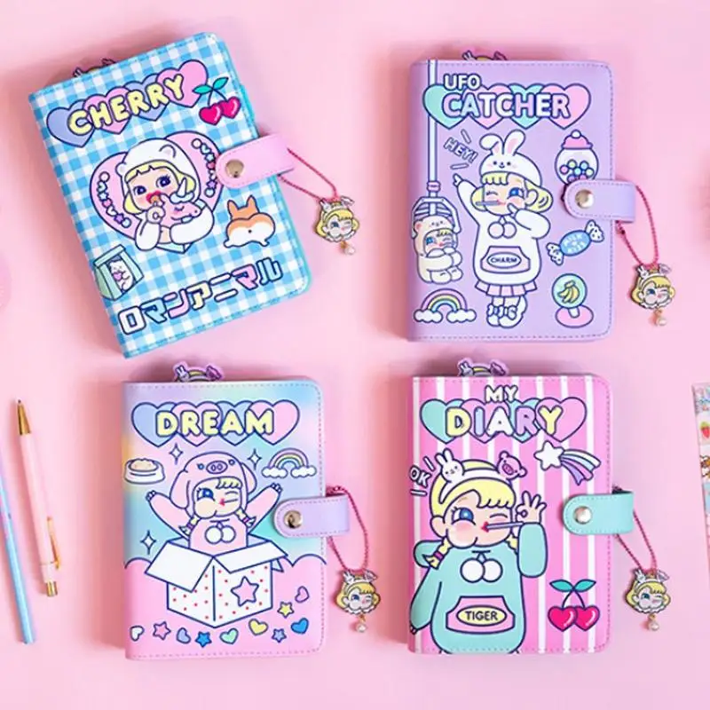 Kawaii Diy Binder notebook A6 корейский дневник на спирали планировщик записная книжка для девочек Fichario Sketcbook органайзер для книг путешественников Q1X9