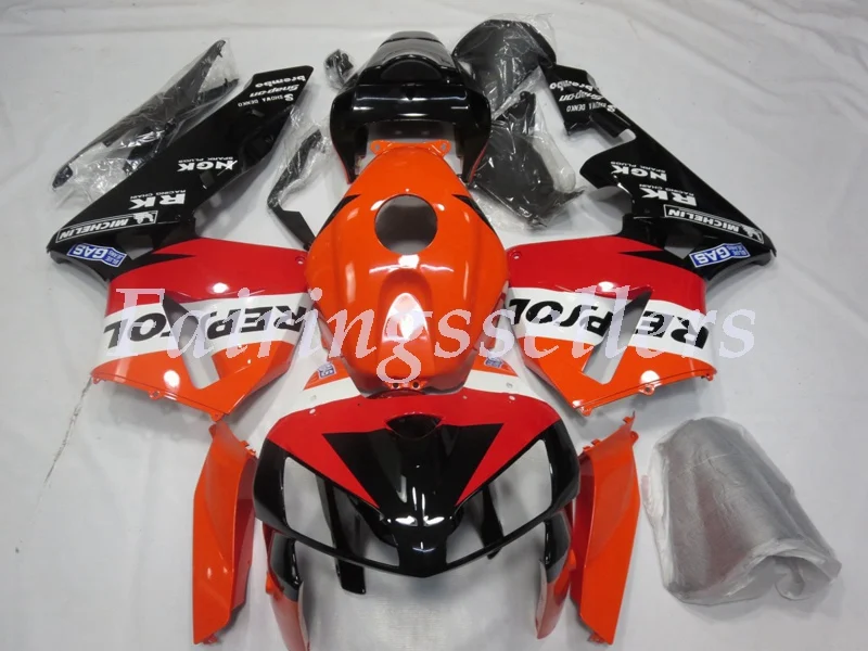 

Top (Injection mold) New ABS Motorcycle Full Fairing Kit Fit For Honda CBR600RR 05 06 F5 2005 2006 Fairings Blue Shark