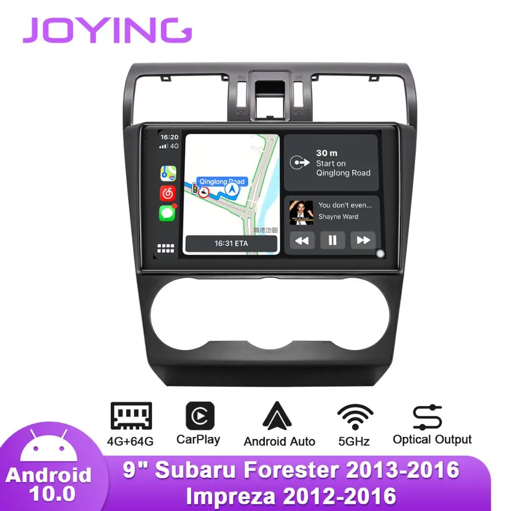 Автомобильное радио JOYING 9 &quotAndroid10 для Subaru Forester 4 2013 2018/ WRX STI 2015 2019/Impreza 2012 2016 GPS DSP SPDIF