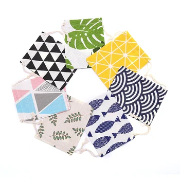 

Drawstring Cotton Linen Storage Bag Candy Jewelry Cosmetic Coins Keys Bags